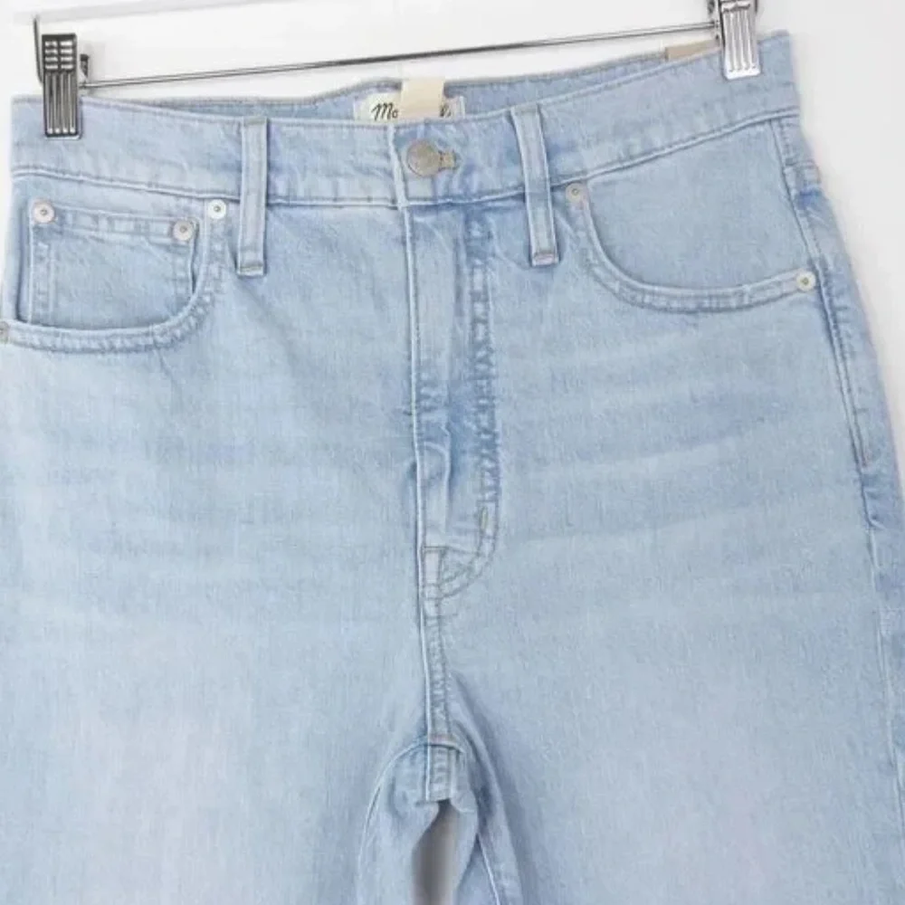 NWOT Madewell Light Blue Slim Demi Boot Jeans In “Bellmeade” Wash. Size 24”. - Picture 6 of 9